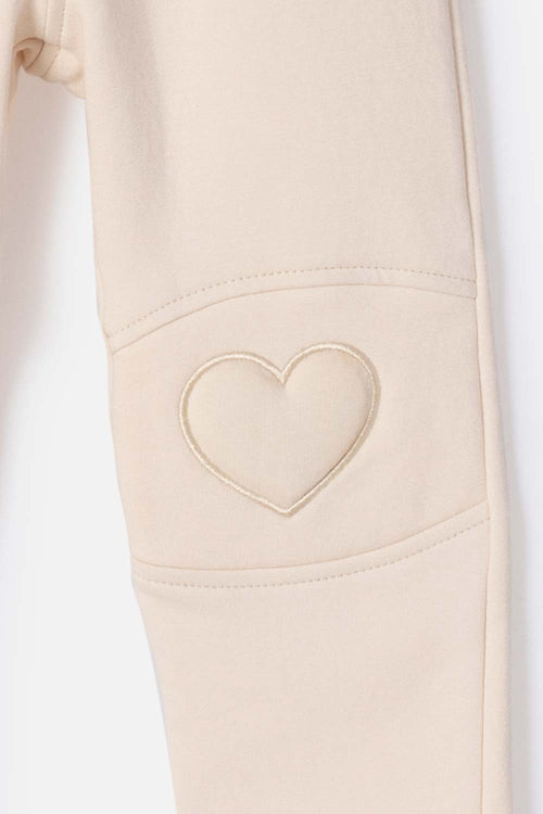 Card slide image -  JOGGER DE LITTLEMIC CON CORDÓN ALMENDRA PARA NIÑA 2T A 5T