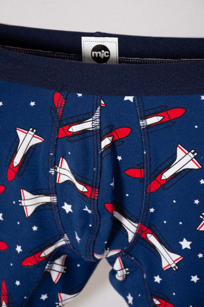 PACK X2 BOXER DE LA NASA MULTICOLOR PARA NIÑO