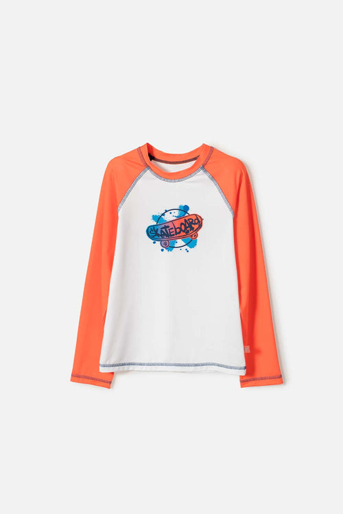 CAMISETA DE BAÑO MIC MANGA LARGA PARA NIÑO