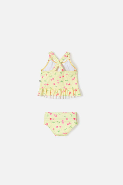 VESTIDO DE BAÑO LITTLEMIC MANGA SISA PARA NIÑA 2T A 5T