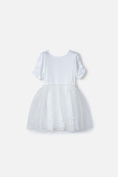 VESTIDO DE LITTLEMIC MULTICOLOR PARA NIÑA 2T A 5T