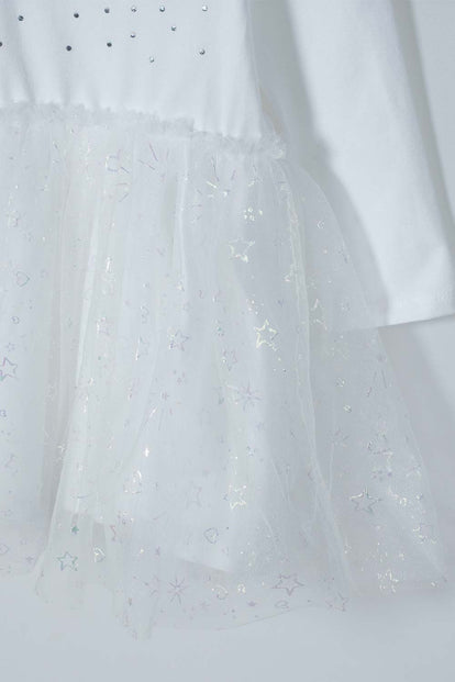VESTIDO DE LITTLEMIC MULTICOLOR PARA NIÑA 2T A 5T