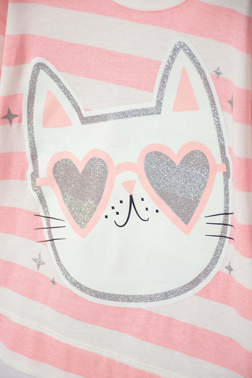 CAMISETA DE MIC MANGA CORTA MARFIL PARA NIÑA