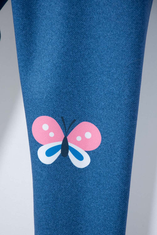 CONJUNTO DE LITTLEMIC CON PANTALÓN LARGO MULTICOLOR PARA NIÑA 2T A 6T