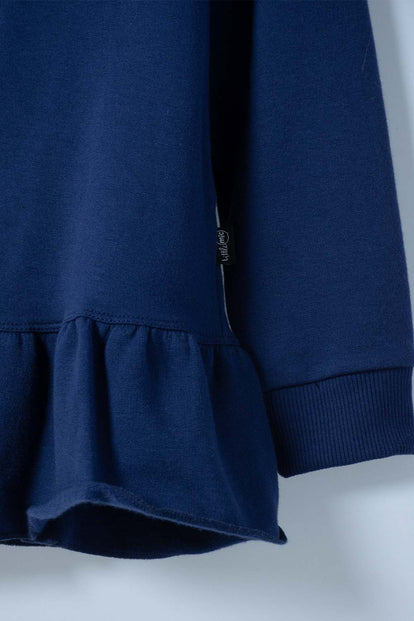 BUZO DE LITTLEMIC CON BOLERO AZUL PARA NIÑA 2T A 6T