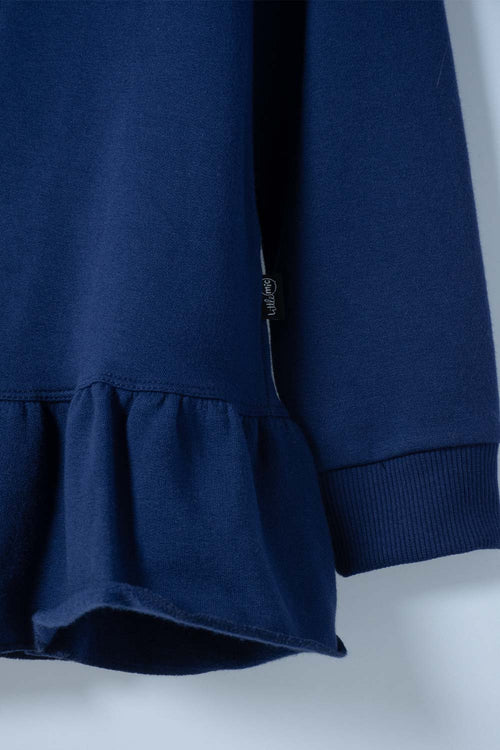 BUZO DE LITTLEMIC CON BOLERO AZUL PARA NIÑA 2T A 6T