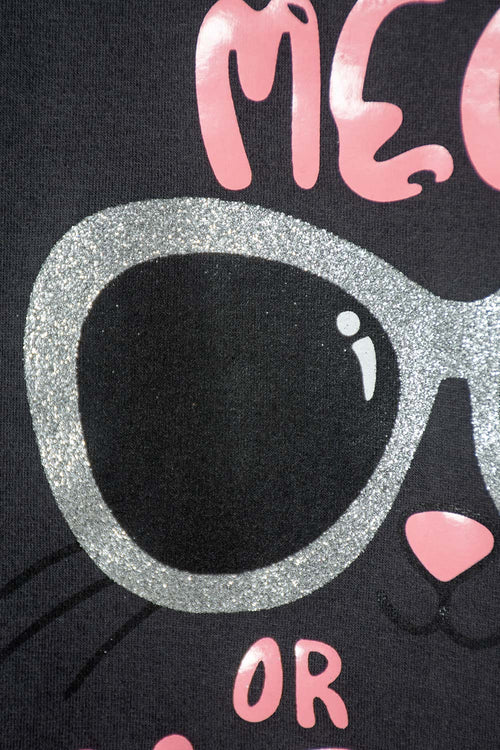 BUZO DE MIC CON CAPUCHA GRIS PARA NIÑA
