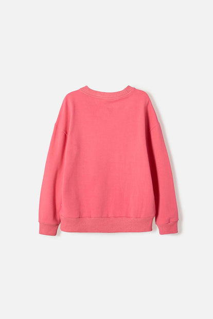 BUZO DE MIC CERRADO ROSADO PARA NIÑA
