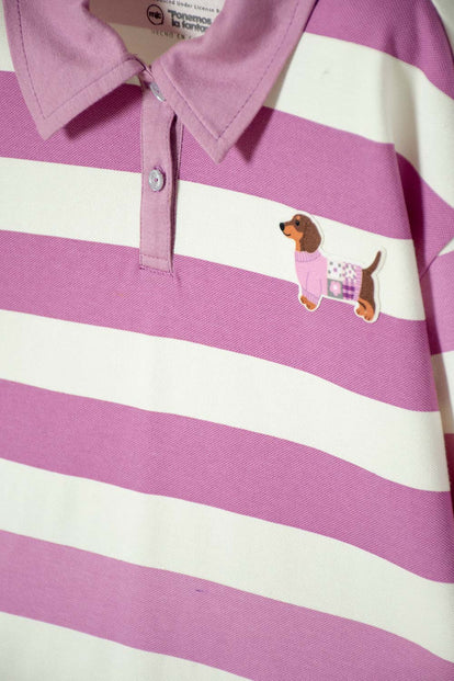 CAMISETA TIPO POLO DE MIC MULTICOLOR PARA NIÑA