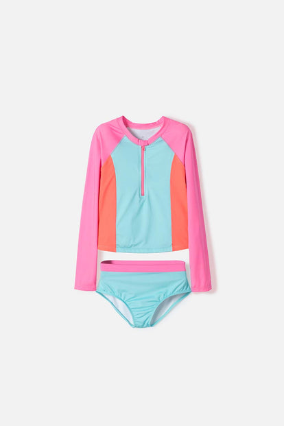 CONJUNTO DE BAÑO DE MIC MULTICOLOR PARA NIÑA