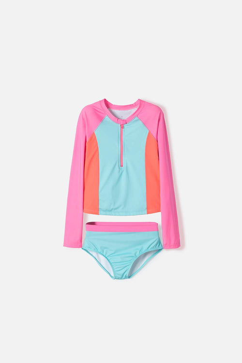 CONJUNTO DE BAÑO DE MIC MULTICOLOR PARA NIÑA
