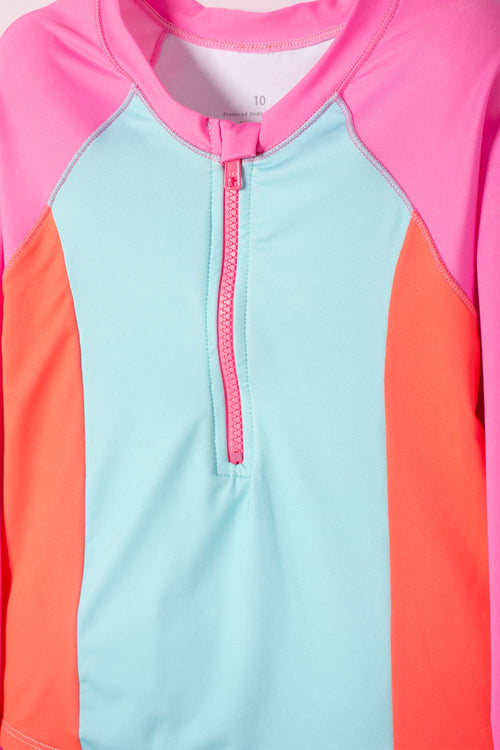 CONJUNTO DE BAÑO DE MIC MULTICOLOR PARA NIÑA