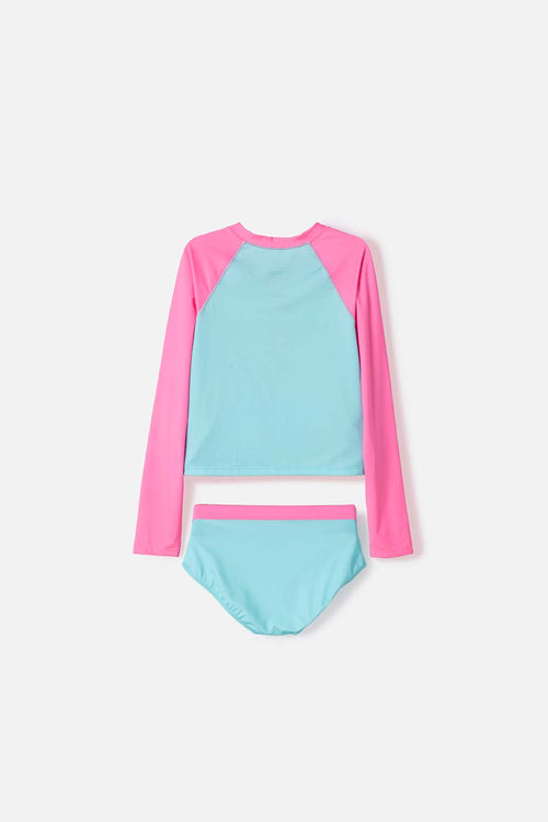 CONJUNTO DE BAÑO DE MIC MULTICOLOR PARA NIÑA
