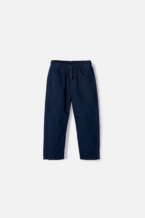 JOGGER DE LITTLEMIC CON CORDÓN AZUL PARA NIÑO 2T A 6T