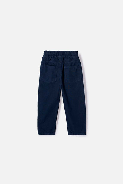 JOGGER DE LITTLEMIC CON CORDÓN AZUL PARA NIÑO 2T A 6T
