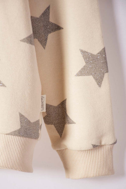 BUZO DE LITTLEMIC CON CAPUCHA CAFÉ PARA NIÑA 2T A 6T