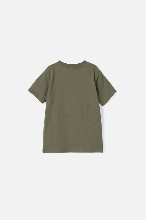 CAMISETA DE HULK MANGA CORTA VERDE PARA NIÑO 2T A 5T