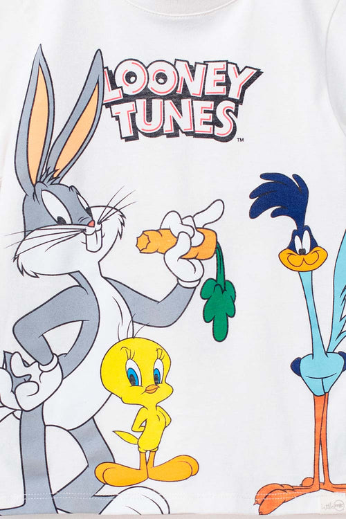 CONJUNTO DE LOONEY TUNES CON PANTALÓN LARGO UNISEX