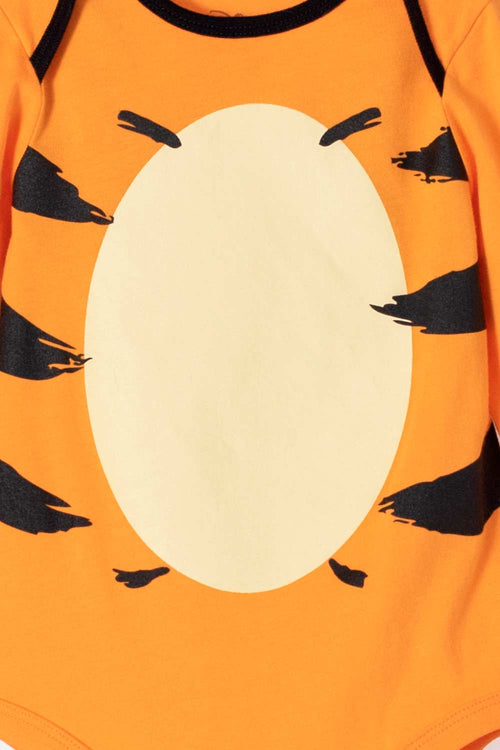 Card slide image -  BODY DE WINNIE THE POOH MANGA LARGA NARANJA PARA BEBÉ NIÑO