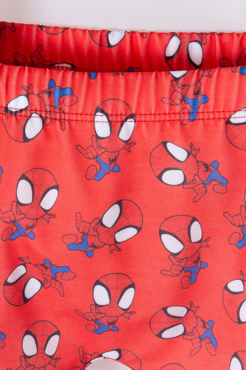 Card slide image -  CONJUNTO DE BAÑO DE SPIDEY AND HIS AMAZING FRIENDS MANGA LARGA ROJO PARA NIÑO 2T A 5T