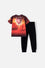 CONJUNTO DE PAW PATROL ROJO Y NEGRO DE PANTALÓN LARGO PARA NIÑO 2T A 5T