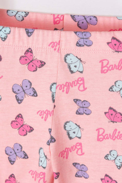 PIJAMA DE BARBIE MANGA CORTA MULTICOLOR PARA NIÑA