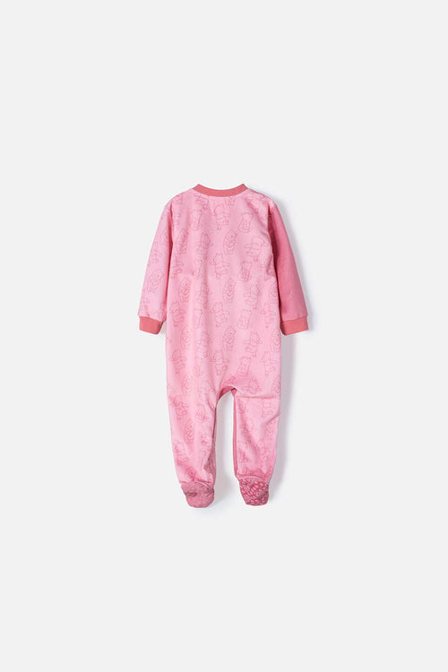Card slide image -  PIJAMA ENTERIZO DE WINNIE THE POOH ROSADA PARA BEBE NIÑA