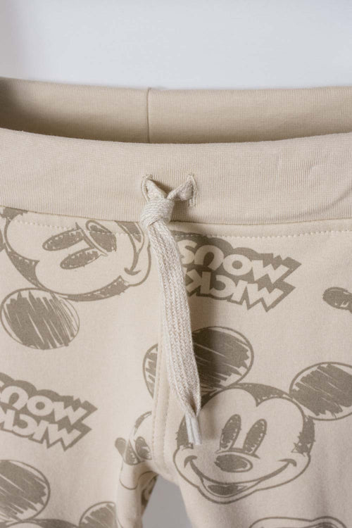 Card slide image -  CONJUNTO DE MICKEY MOUSE MANGA LARGA CAQUI PARA NIÑO