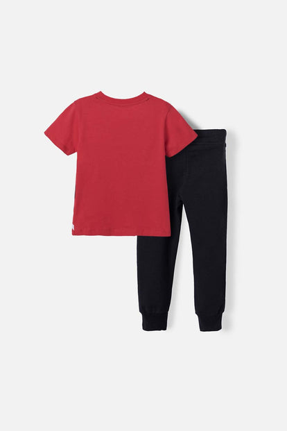 CONJUNTO DE CARS MANGA CORTA MULTICOLOR PARA NIÑO DE 2T A 5T