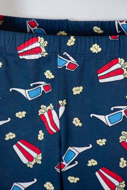 PIJAMA DE MICKEY MOUSE MULTICOLOR DE MANGA CORTA PARA NIÑO 2T A 5T