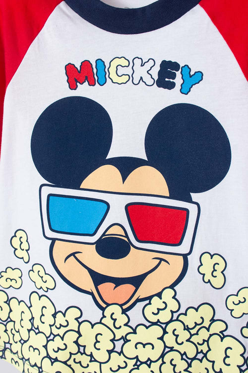 PIJAMA DE MICKEY MOUSE MULTICOLOR DE MANGA CORTA PARA NIÑO 2T A 5T