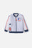 CHAQUETA DE SNOOPY ESTAMPADA GRIS, NARANJA Y MARFIL PARA NIÑO 2T A 5T
