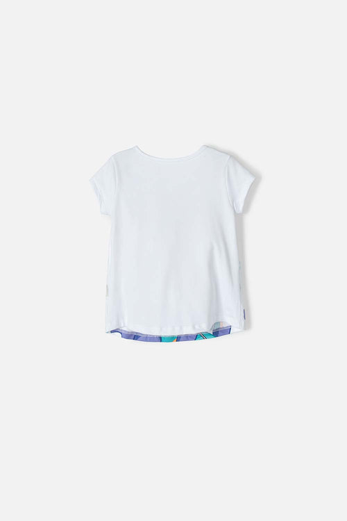 Card slide image -  CAMISETA DE PAW PATROL MANGA CORTA BLANCO PARA NIÑA 2T A 5T