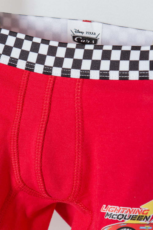 Card slide image -  PACK X2 BOXER DE CARS ROJO Y BLANCO PARA NIÑO 2T A 5T