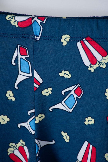 PIJAMA DE MICKEY DE PANTALON LARGO MULTICOLOR PARA NIÑO 2T A 5T