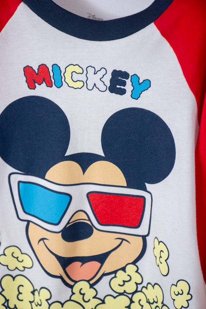 PIJAMA DE MICKEY DE PANTALON LARGO MULTICOLOR PARA NIÑO 2T A 5T
