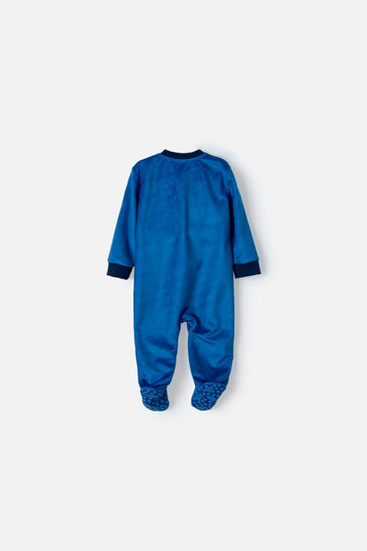 PIJAMA DE MICKEY MOUSE TIPO MAMELUCO AZUL PARA BEBÉ NIÑO