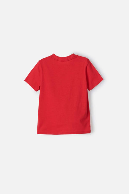 CAMISETA DE PAW PATROL MANGA CORTA ROJO PARA NIÑO 2T A 5T