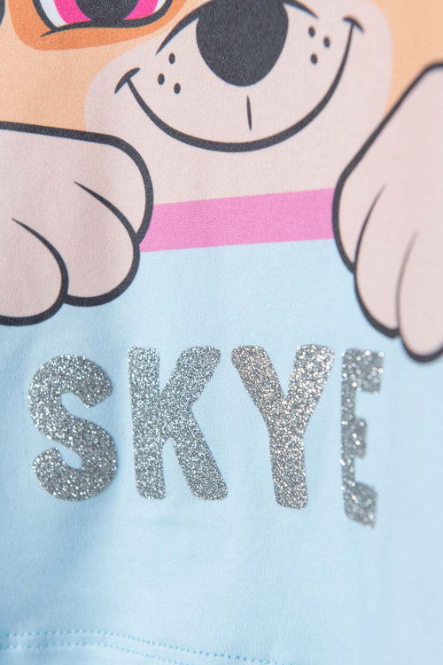 CAMISETA DE PAW PATROL MANGA LARGA ROSADA PARA NIÑA 2T A 5T