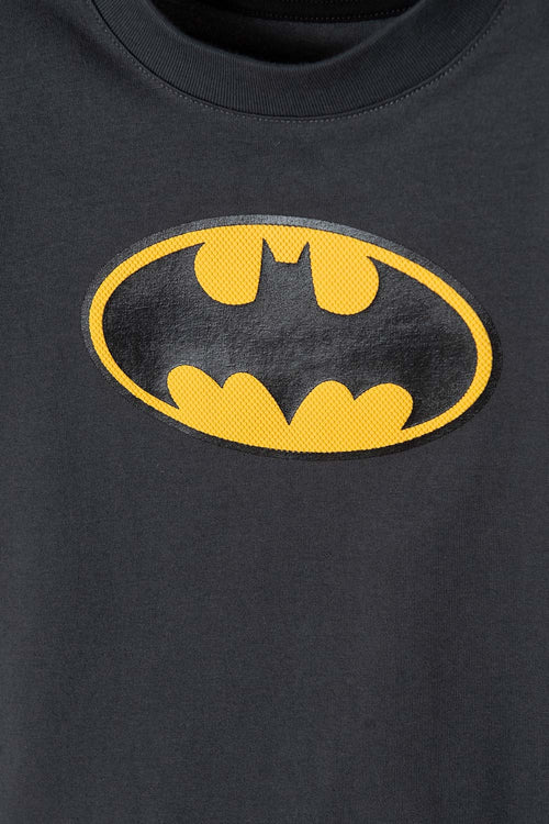 Card slide image -  CAMISETA DE BATMAN MANGA CORTA NEGRO PARA NIÑO 2T A 5T