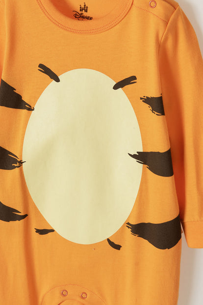 PIJAMA DE WINNIE THE POOH NARANJA PARA BEBÉ NIÑO