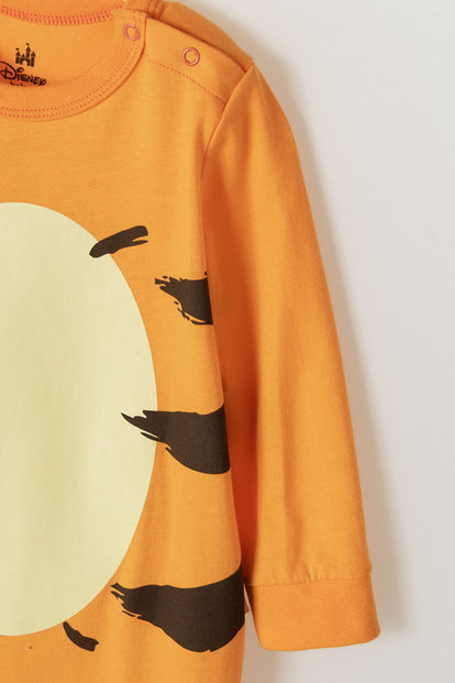 PIJAMA DE WINNIE THE POOH NARANJA PARA BEBÉ NIÑO