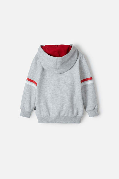 BUZO DE LA NASA CON CAPUCHA GRIS PARA NIÑO 2T A 5T