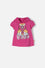 CAMISETA DE PAW PATROL FUCSIA CON CAPUCHA PARA NIÑA 2T A 5T