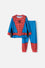 PIJAMA DE SPIDER-MAN CON PANTALÓN LARGO AZUL, ROJO Y NEGRO PARA NIÑO 2T A 5T