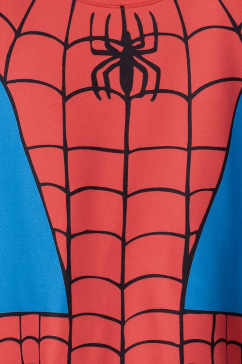 Card slide image -  PIJAMA DE SPIDER-MAN CON PANTALÓN LARGO AZUL, ROJO Y NEGRO PARA NIÑO 2T A 5T