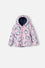 CHAQUETA DE HELLO KITTY CON CAPUCHA ROSADA PARA NIÑA 2T A 5T