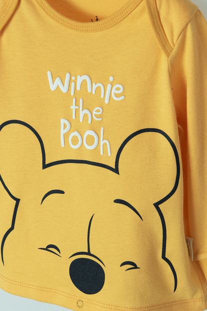 PIJAMA DE WINNIE THE POOH CON PANTALÓN LARGO MULTICOLOR PARA BEBÉ NIÑO