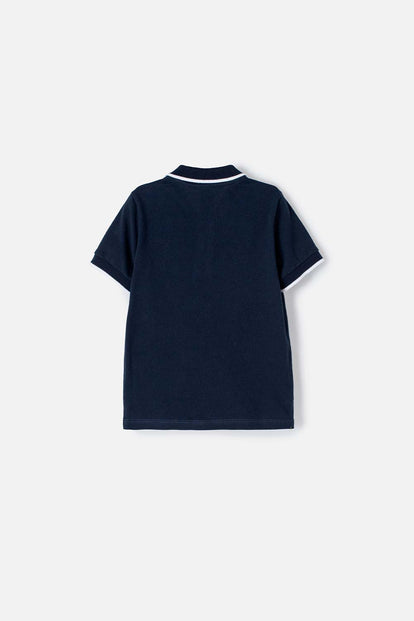 CAMISETA DE PAW PATROL AZUL TIPO POLO PARA NIÑO 2T A 5T