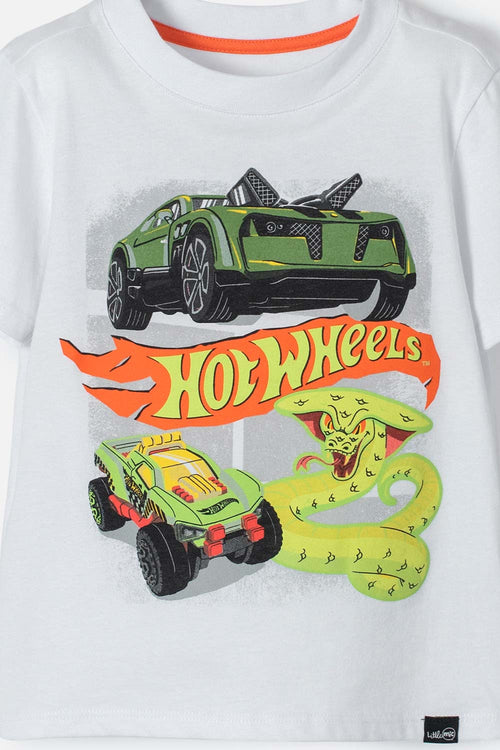 Card slide image -  CONJUNTO DE HOT WHEELS MULTICOLOR CON JOGGER PARA NIÑO 2T A 5T